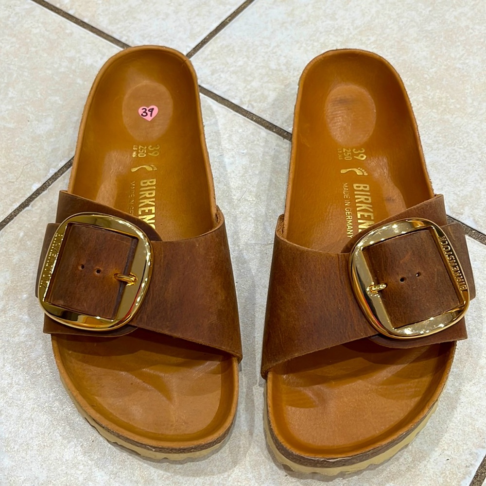 Birkenstock  Madrid Big Buckle Flat Sandals 39 🩴🍁🍂